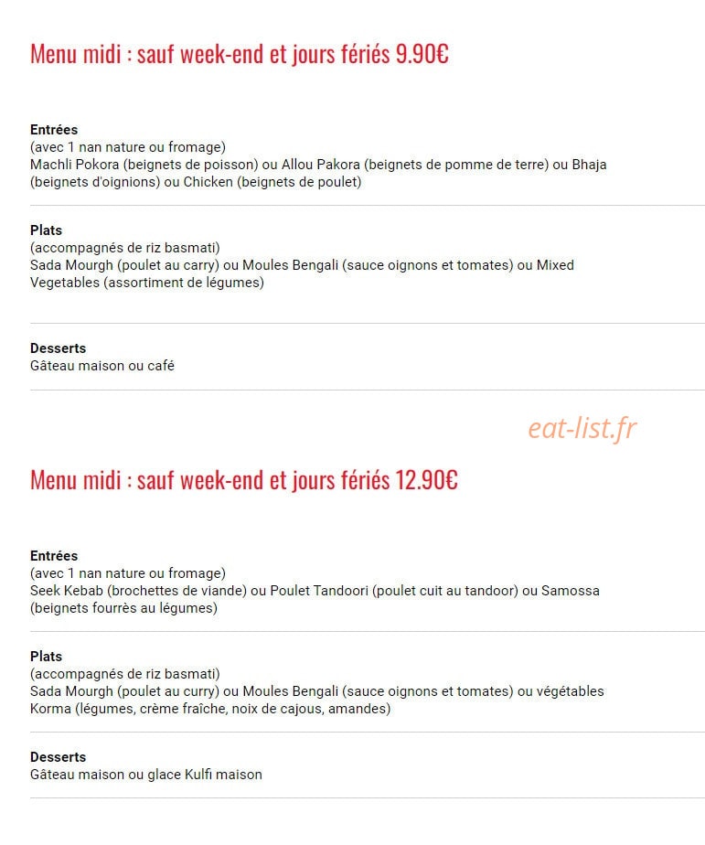 Shalimar — carte page 3
