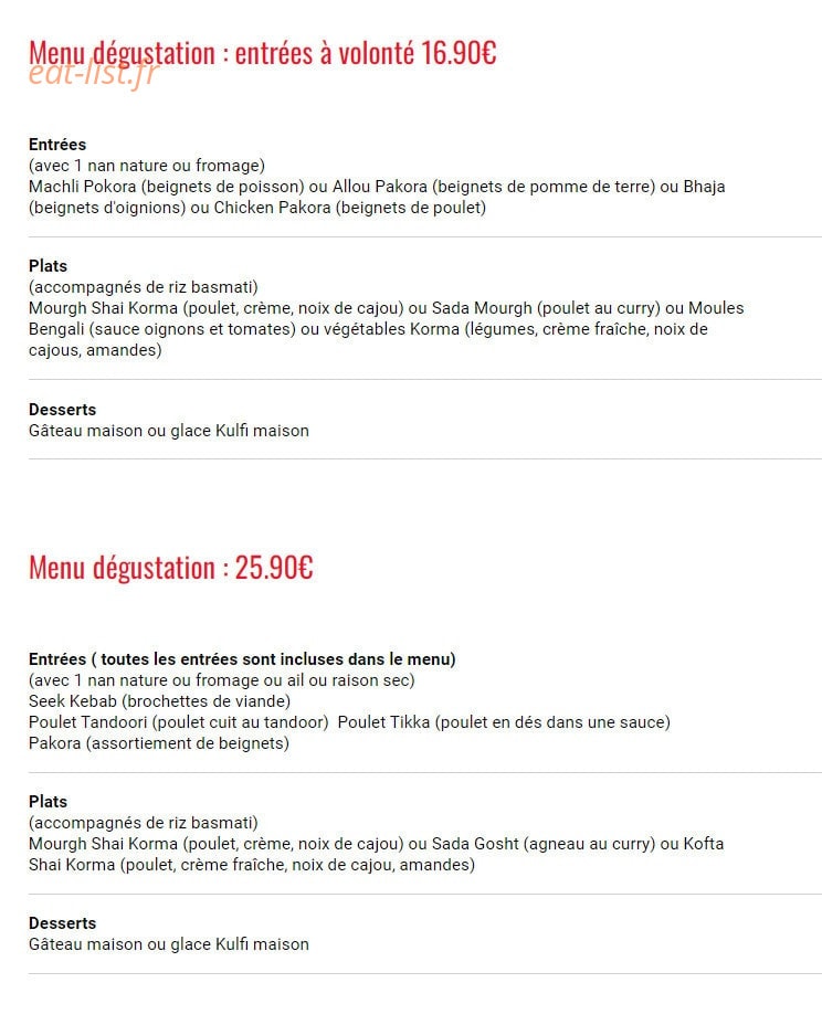 Shalimar — carte page 4