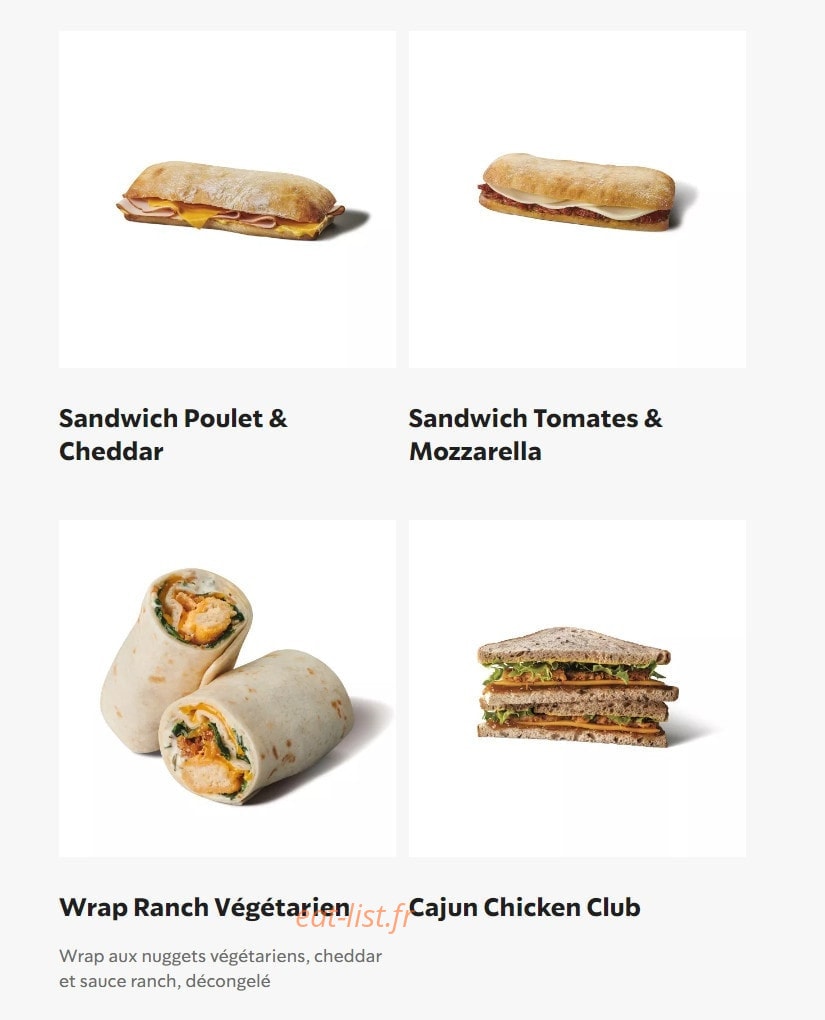 Starbucks Coffee — carte page 8