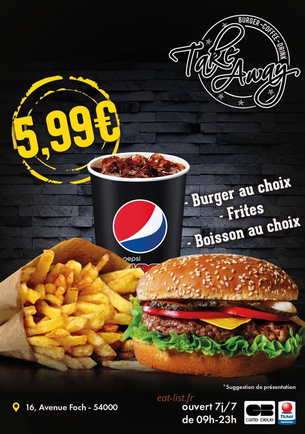 Take Away — carte page 1