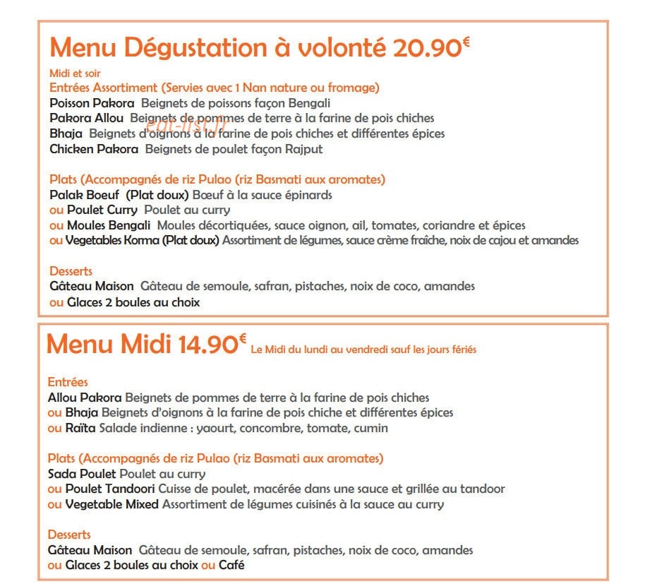The Tiger — carte page 3