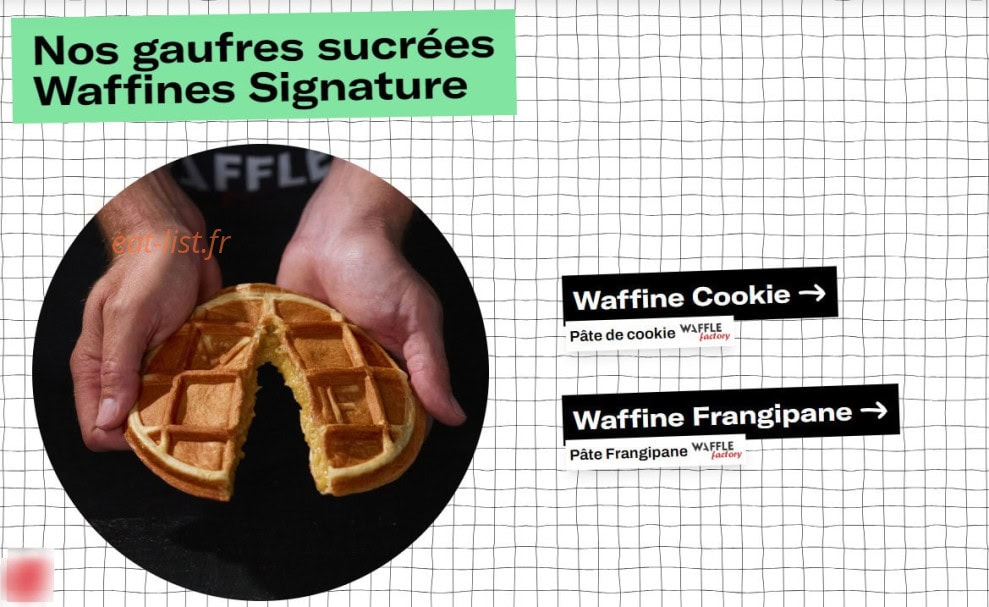 Waffle Factory — carte page 5