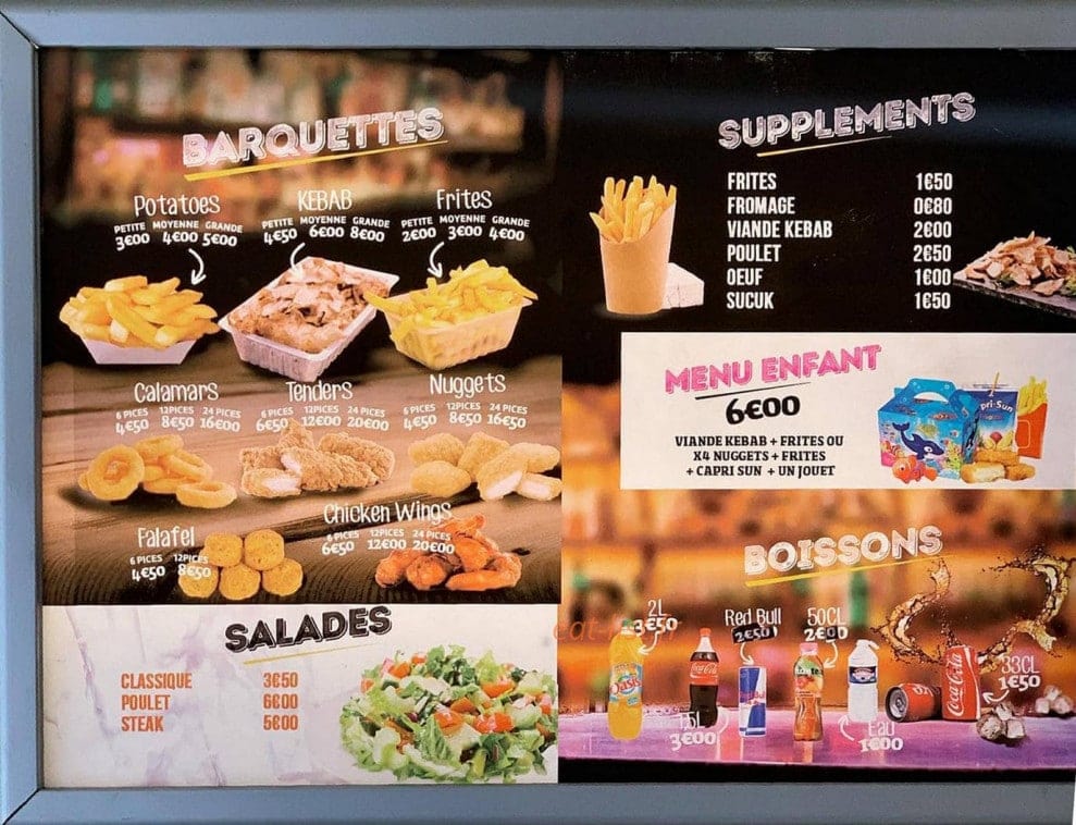 Iso Kebab — carte page 4