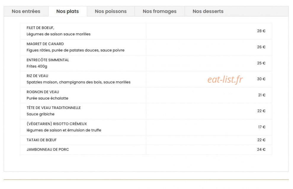 L'Incontournable — carte page 2
