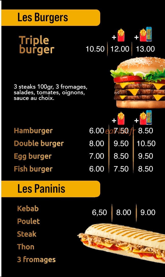 Ok Kebab — carte page 5