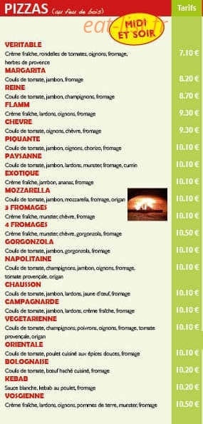 Pizza Napoli — carte page 2
