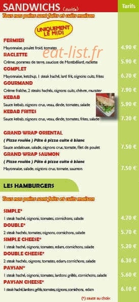 Pizza Napoli — carte page 5