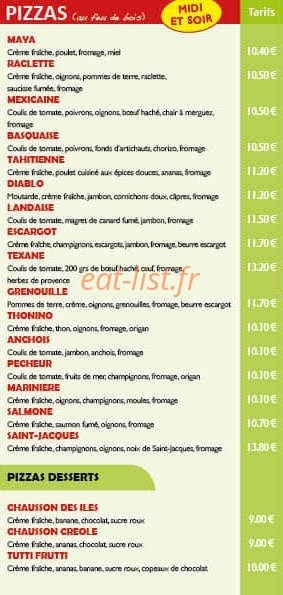 Pizza Napoli — carte page 3