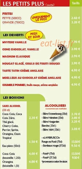 Pizza Napoli — carte page 6