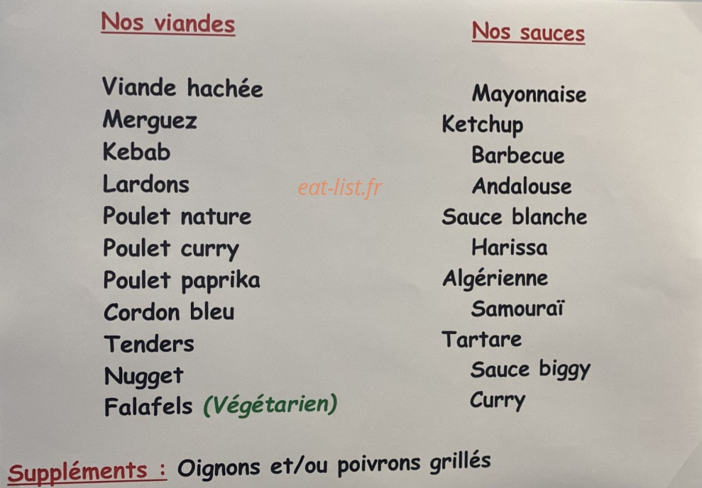 So Tacos&Chicken — carte page 1