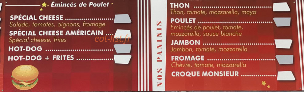 Snack Jacqueray — carte page 2