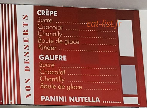 Snack Jacqueray — carte page 5