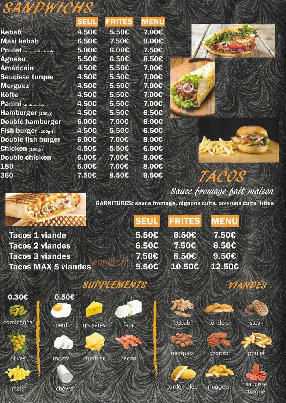 Resto' Ela — carte page 2