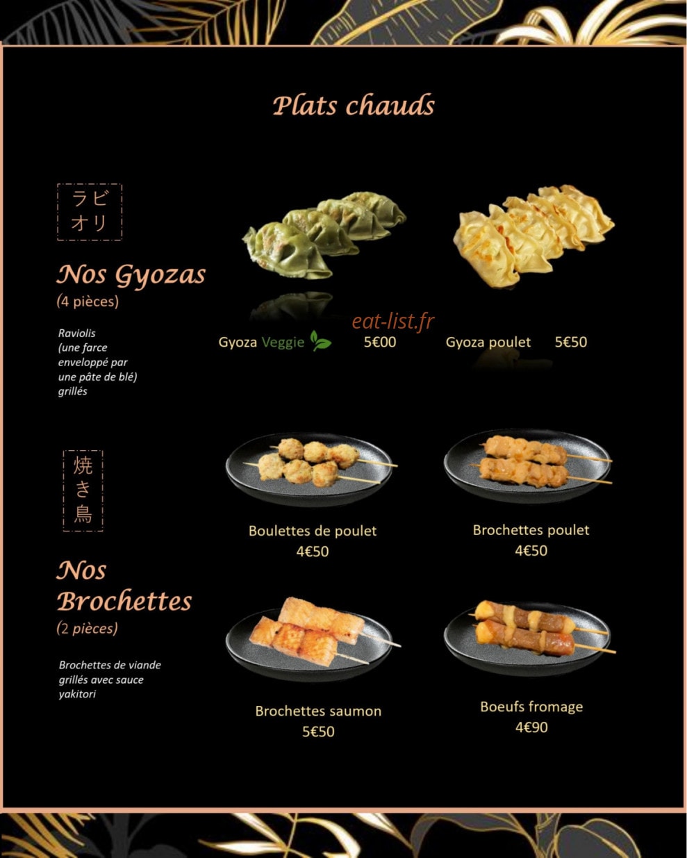Hungry Sushi — carte page 15