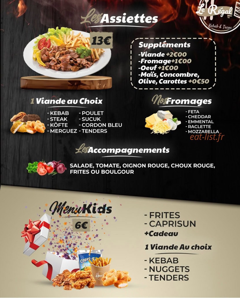 Le Régal — carte page 3