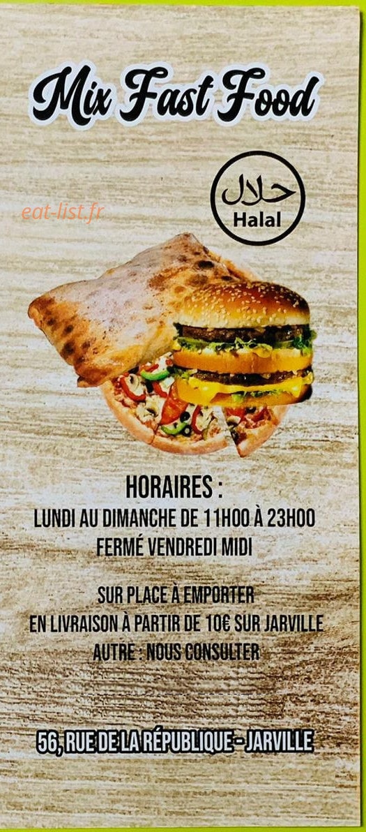 Mix Fast Food — carte page 2