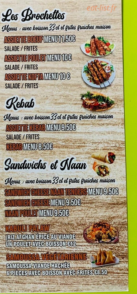 Mix Fast Food — carte page 7