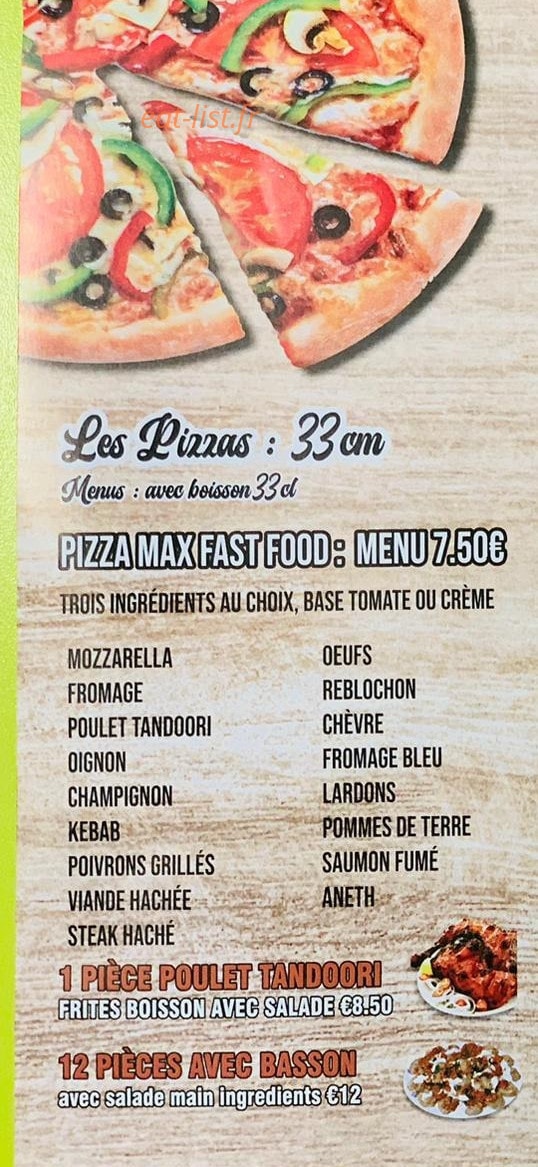 Mix Fast Food — carte page 4