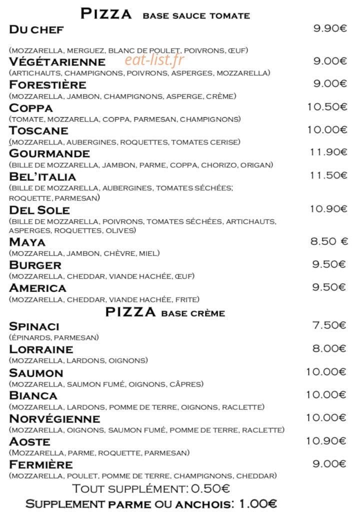 Bel'italia — carte page 10