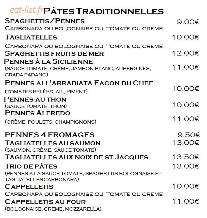 Bel'italia — carte page 3