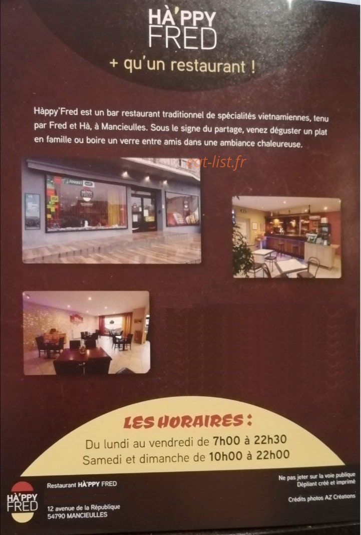 Ha'Ppy Fred — carte page 1