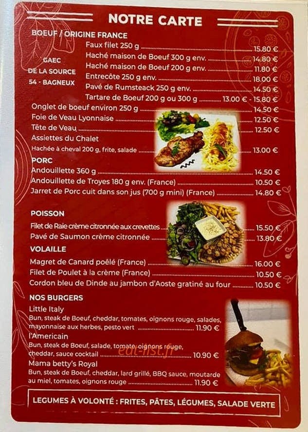 Le chalet des amis — carte page 4