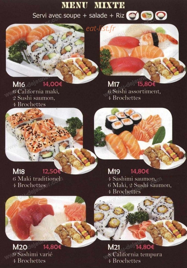 Pizza Den's — carte page 1