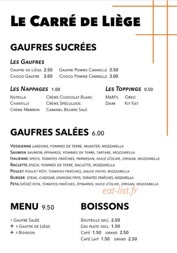 Le Carré de Liège — carte page 1