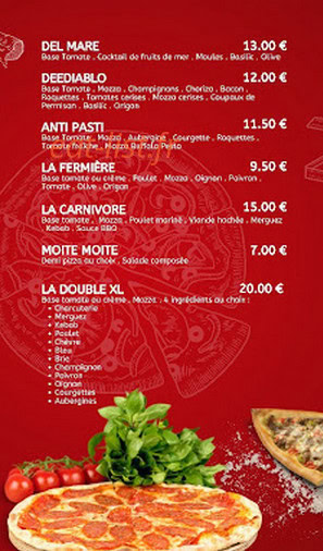 Dino Burger — carte page 3