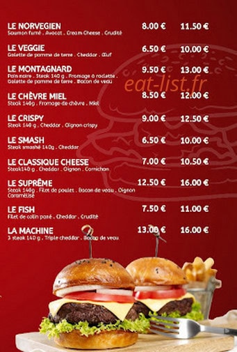 Dino Burger — carte page 7