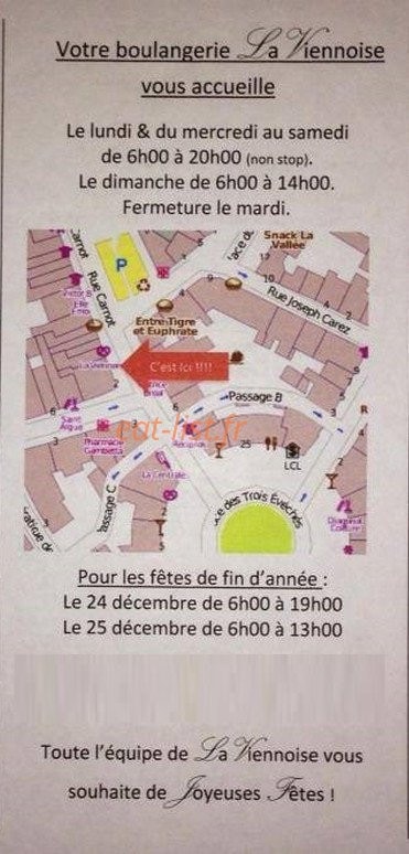 La Viennoise — carte page 5