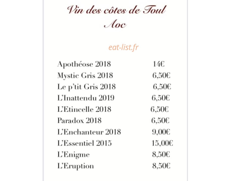 L'Escale — carte page 4
