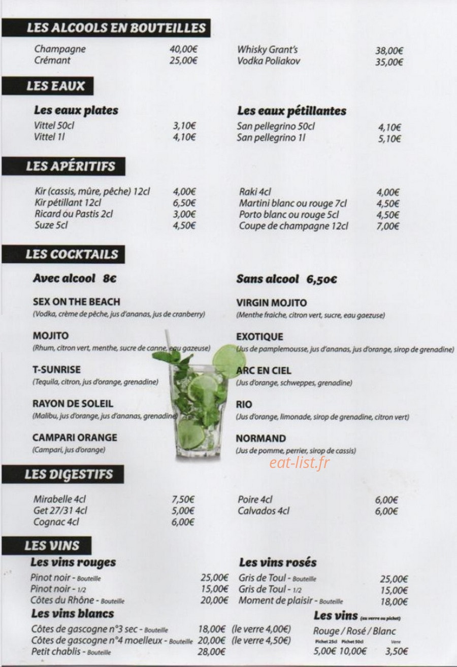 Chez Lulu — carte page 4