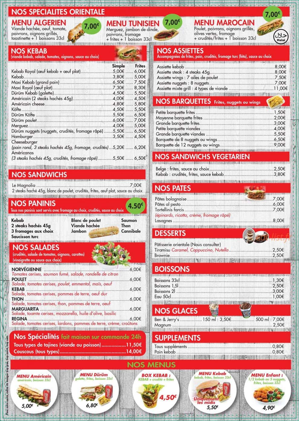 Magnolia — carte page 1