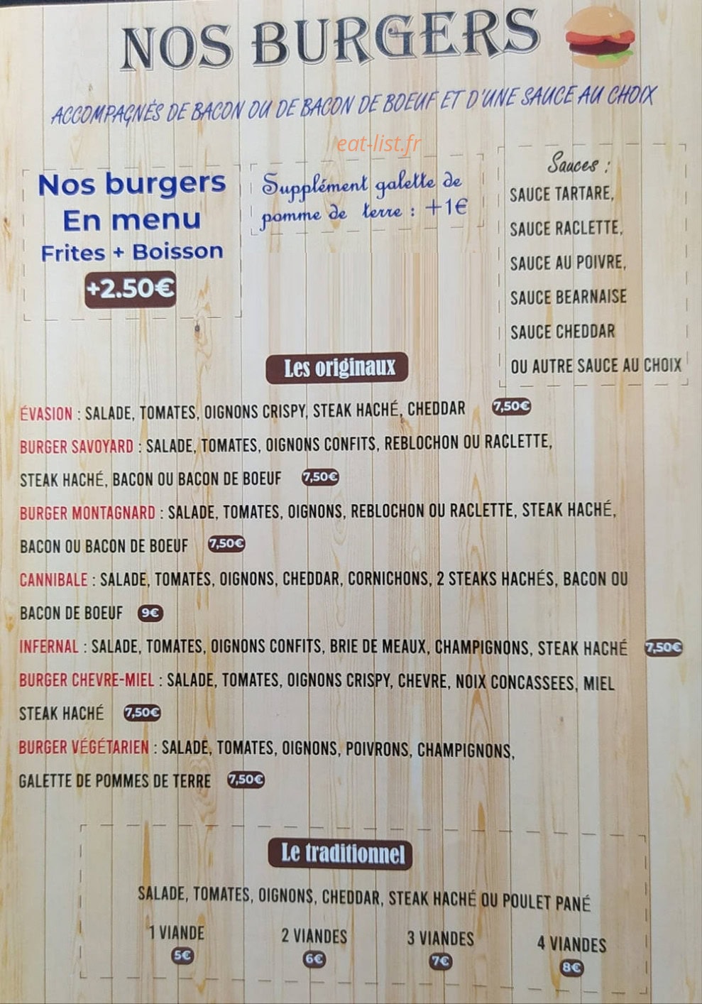 P'tite Pause Sandwich — carte page 2