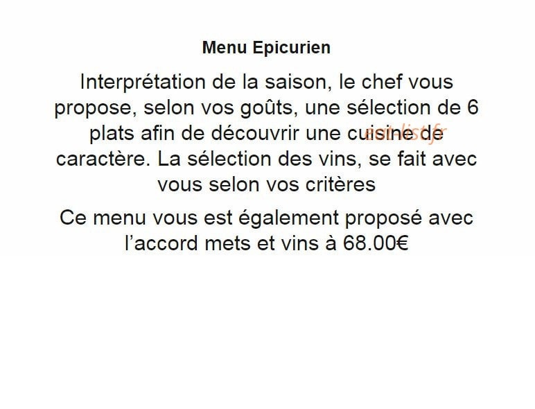 L'Epicurien — carte page 4