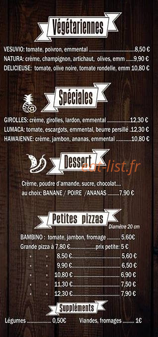 Pizza Carnot — carte page 4