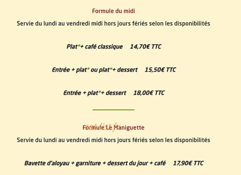 La maniguette — carte page 1
