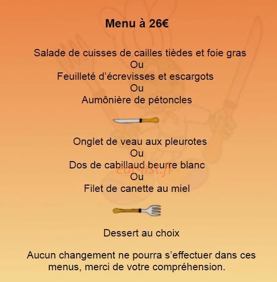 Le Criquet — carte page 4