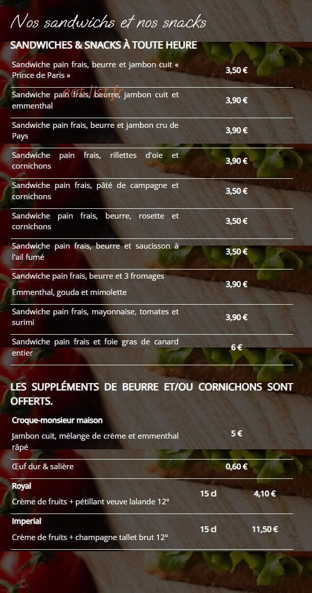 Le Chat Noir — carte page 2