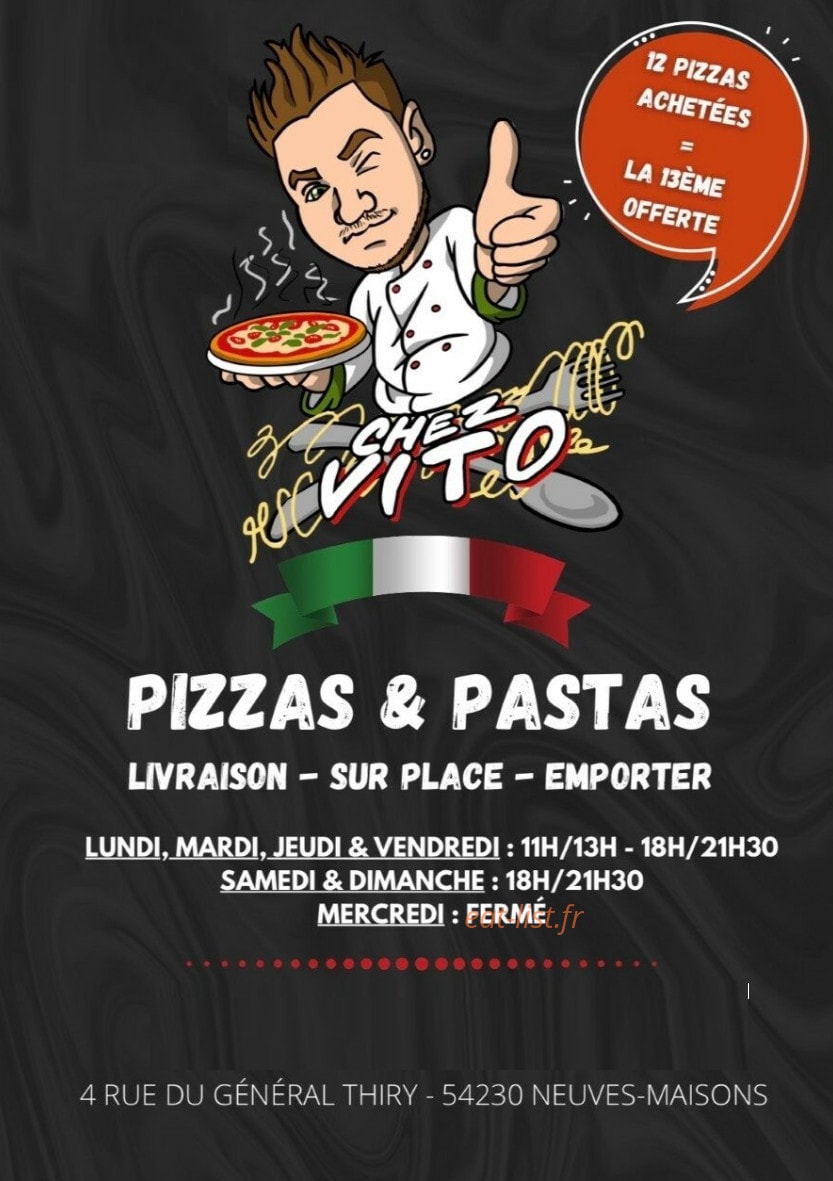 chez vito — carte page 1
