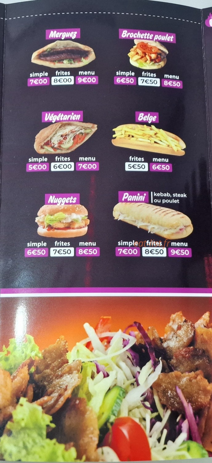Ec Kebab — carte page 3