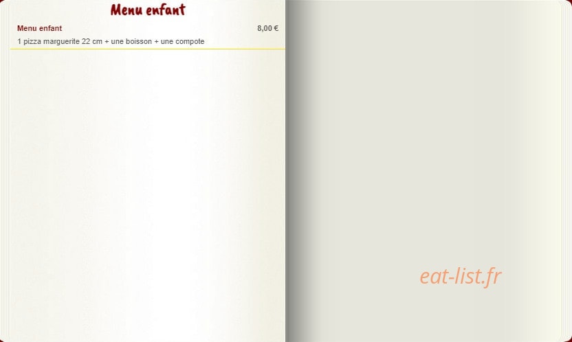 Mamie pizza — carte page 5