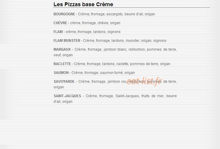 La Campagnola — carte page 11