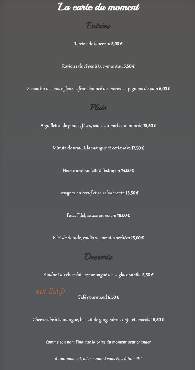 Les Prés Dans le Plat — carte page 7