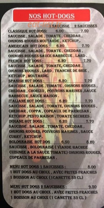 Nostra burger — carte page 3