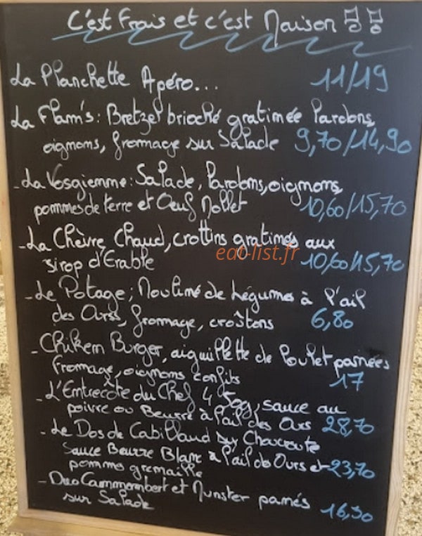 Bretzel et mirabelle — carte page 1