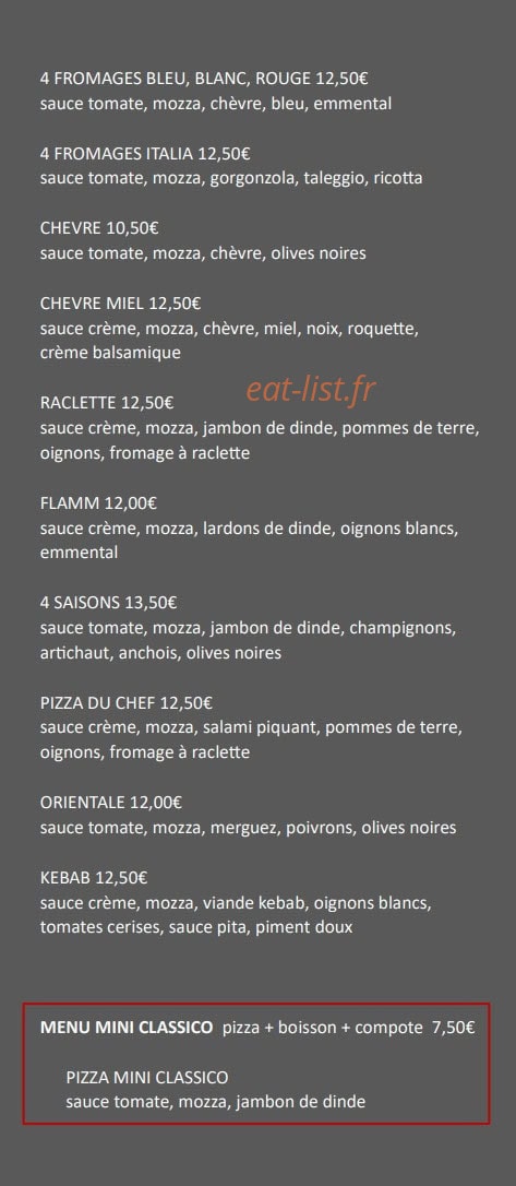 Pizza Tic Tac — carte page 3
