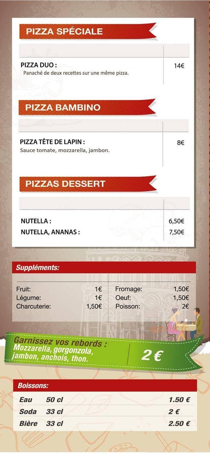 Gaelopizza — carte page 3