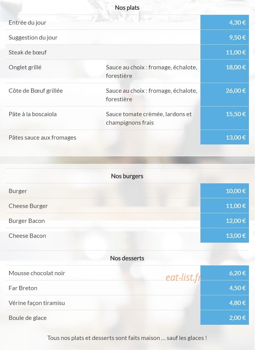 L'Evidence — carte page 2
